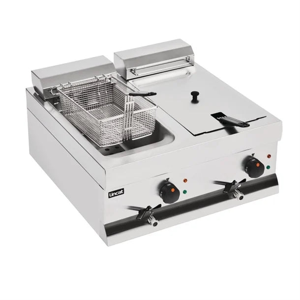 Lincat DF66 Fryer Twin Tank Twin Basket Countertop Electric