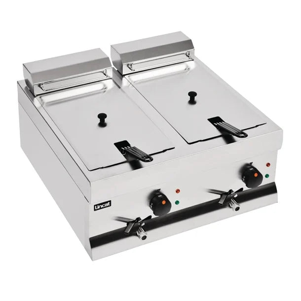 Lincat DF66 Fryer Twin Tank Twin Basket Countertop Electric