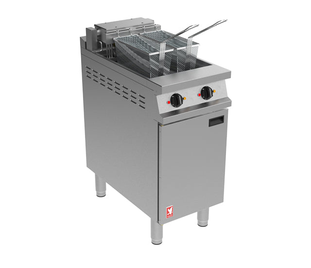 Falcon E3845 - Twin Pan Fryer - Electric