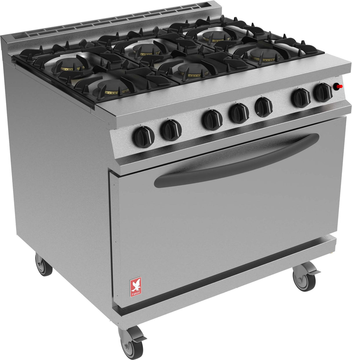 Falcon G3101 - Six Burner Open Top Oven Range - Gas