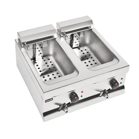 Lincat DF66 Fryer Twin Tank Twin Basket Countertop Electric
