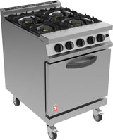 Falcon G3161 Four Burner Open Top - Gas Oven Range - Gas