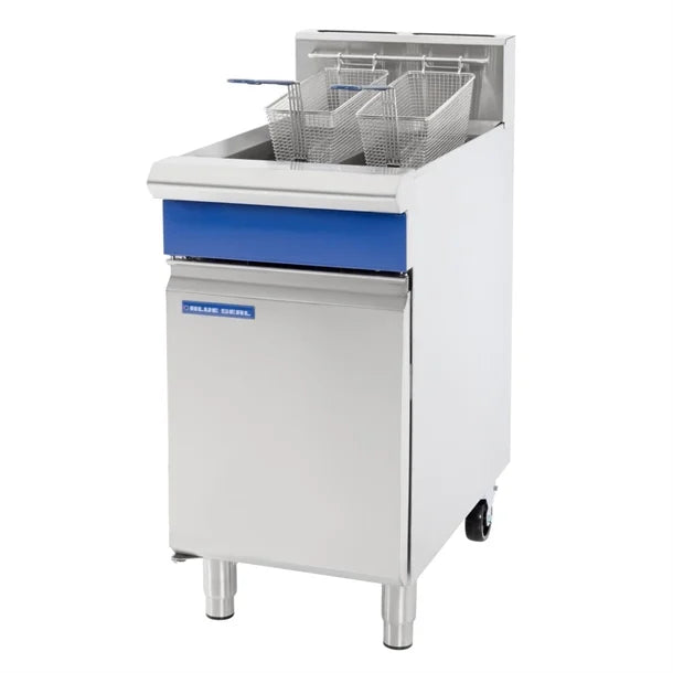 Blue Seal GT46 Fryer Twin Tank Twin Basket Free Standing Gas
