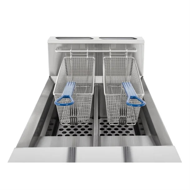 Blue Seal GT46 Fryer Twin Tank Twin Basket Free Standing Gas