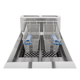 Blue Seal GT46 Fryer Twin Tank Twin Basket Free Standing Gas