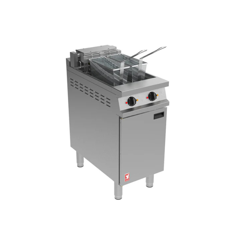 Falcon E3845 - Twin Pan Fryer - Electric
